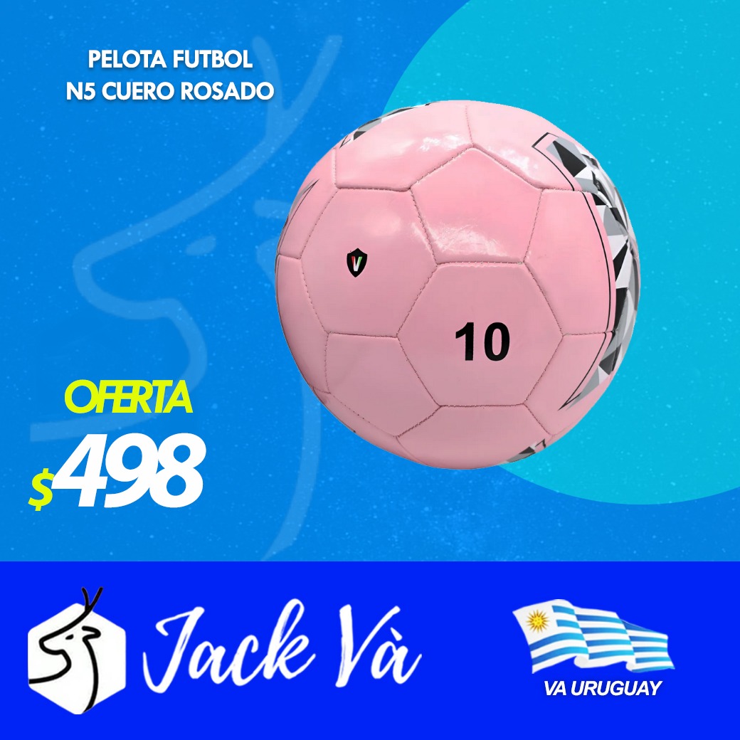 Pelota de Fútbol N5 Rosada